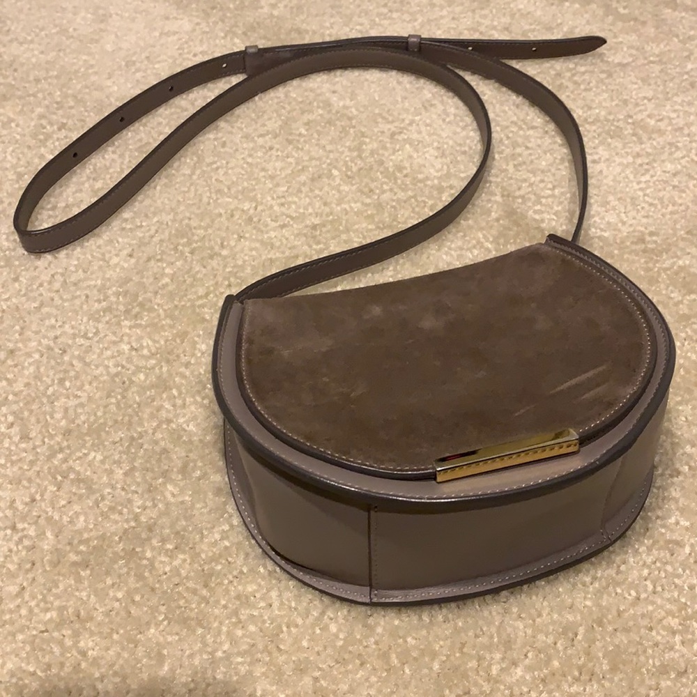 Cuyana crossbody leather purse